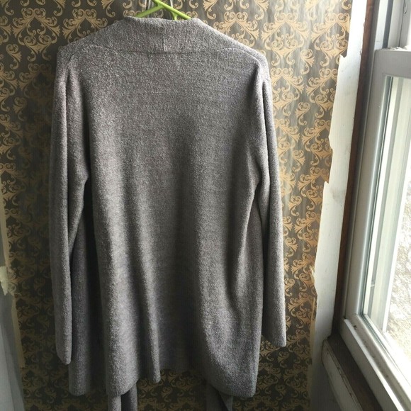 Barefoot Dreams CozyChic Lite Calypso Waterfall Open Cardigan - Size 1X Plus - Picture 7 of 11